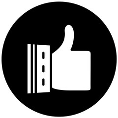 Green Thumb Vector Design Icon Style