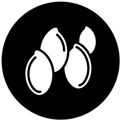 Flaxseeds Vector Design Icon Style