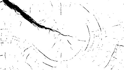 Vector round wooden dust grunge design elements. Grunge texture effect.