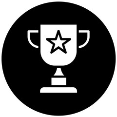 Vector Design Trophy Icon Style