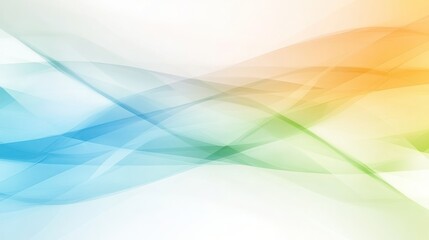 Naklejka premium Abstract Colorful Waves: A Serene Digital Art
