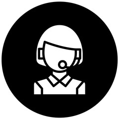 Vector Design Telemarketer Icon Style
