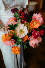 Elegant blooms capturing wedding magic
