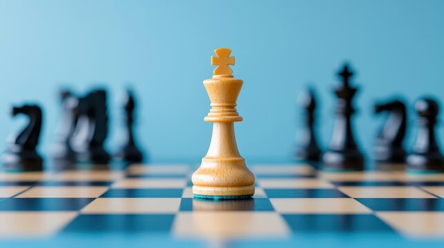 A chessboard with world leaders and scientists as pieces, symbolizing climate change politics