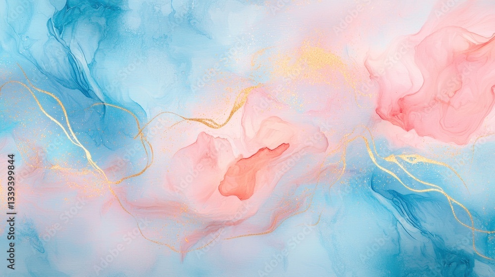 Poster this vibrant artwork showcases an array of pastel colors blending seamlessly into one another, evoki