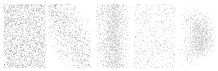 Obraz premium Vector Abstract Stipple Noise Effect. Dotwork BG.