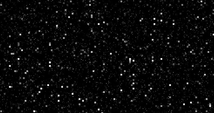 Abstract Looping Subtle Pixels Square Blocks Waving Motion Background 4K