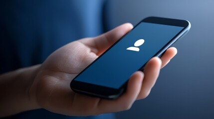 Closeup of a mobile phone app in use, focus on technology, user experience, and design