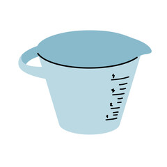 Measuring cup. Measuring equipment in the kitchen.