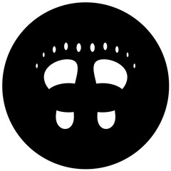 Vector Design Footprint Icon Style