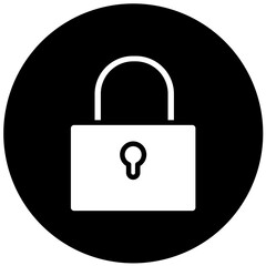 Vector Design Padlock Icon Style