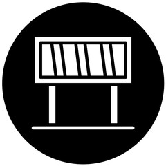 Vector Design Barrier Icon Style