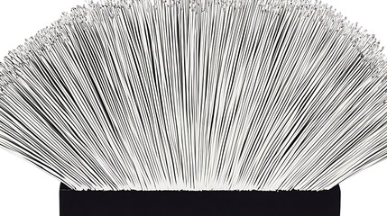 An Image of the White Bristles of a Makeup Brush