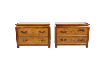 antique wooden chest  Pair of Small Italian Walnut and Fruitwood Marquetry Chest of Drawers sold