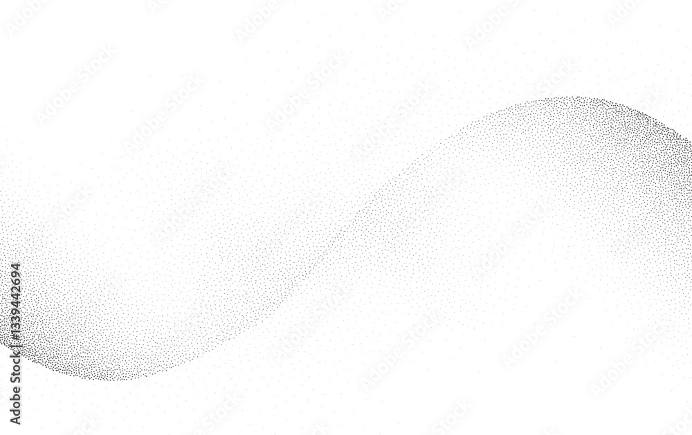 Poster Vector Abstract Stipple Noise Effect. Dotwork BG.