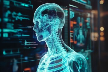 Futuristic Medical Visualization of Human Anatomy in Digital Format