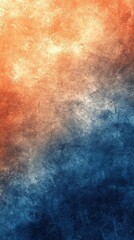 Fototapeta premium Artistic texture background with orange and blue gradient creating a unique and captivating visual effect perfect for modern design projects and creative endeavors