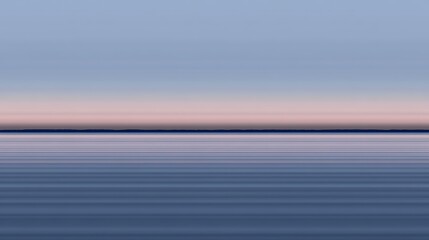 Fototapeta premium A tranquil seascape depicting the sea horizon and sky gradients