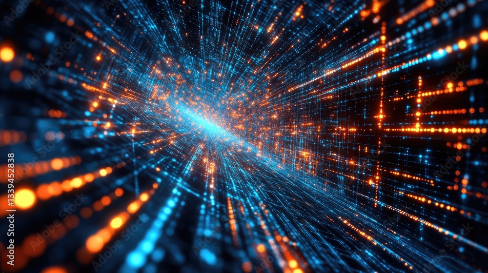 Poster a concept of high-performance computing networks for ai-driven applications.