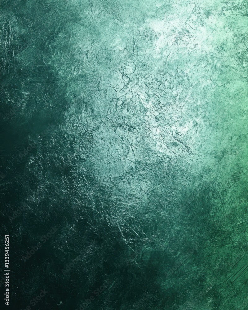 Poster abstract teal and green textured background with light gradient and subtle crackled pattern for desi