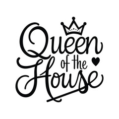 Elegant Queen Typography.
