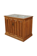 wooden box isolated on white  Solid Wood Brown Sideboards, Buffets & Trolleys
