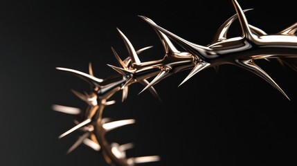 Golden Crown of Thorns: A Modern Religious Art
