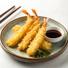 fried chicken wings with sauce