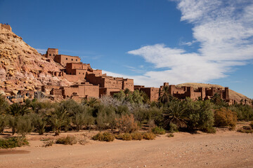 Ksar of Aid-Ben-Haddou is an ancient settlement included in the UNESCO World Heritage List. This settlement, where houses made of earth are surrounded by walls, is an important tourism location in Mor © Ali