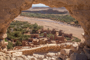 Ksar of Aid-Ben-Haddou is an ancient settlement included in the UNESCO World Heritage List. This settlement, where houses made of earth are surrounded by walls, is an important tourism location in Mor © Ali