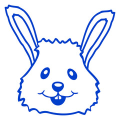 Bunny Rabbit Sweet Little Small Animal Cute Smile Design Lover Art Vector Illustration Card T-Shirt Poster Sticker Graphic Print Decorative Drawing Isolated Logo Decoration Symbol Creative Cool Style
