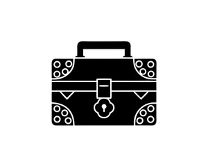 creative details Travel Suitcase Icon vector illustration