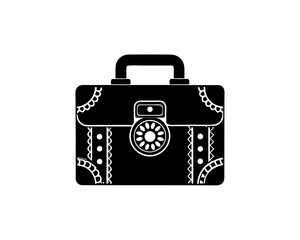 creative details Travel Suitcase Icon vector illustration