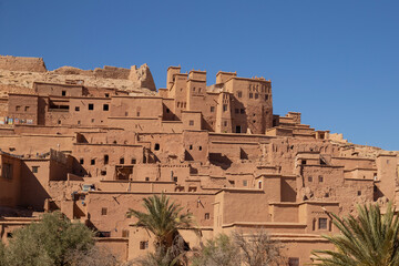 Ksar of Aid-Ben-Haddou is an ancient settlement included in the UNESCO World Heritage List. This settlement, where houses made of earth are surrounded by walls, is an important tourism location in Mor © Ali