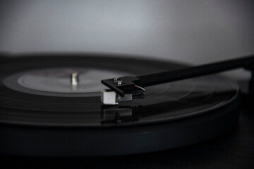 old vinyl player