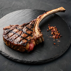 grilled meat on a grill