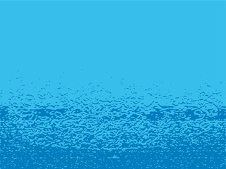 Obraz premium blue water drops background. Stylish abstract image for your creative design of layout. Backdrop with black and white pattern. Cool modern art. Digital technology in dark material. Futuristic style