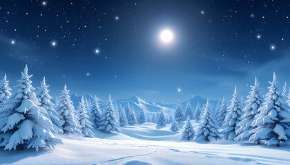 Futuristic winter christmas background with sky , with white tonespng