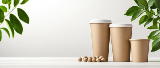 Production line for biodegradable packaging in an industrial factory quality control and sustainable practices