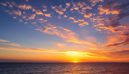 Obraz premium sunset over the sea , with white tonespng