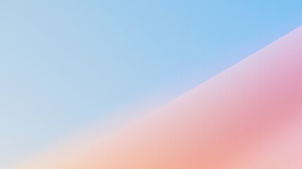 soothing blend of warm pastel hues softly transitions into cool blues creating abstract gradient background