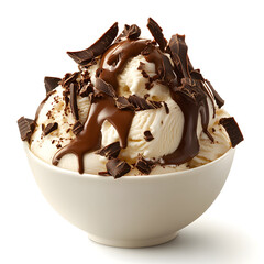 Close-up of baileys ice cream in a cup the on table