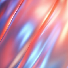 Flowing gradient transparent multilayer glass background, 3d rendering. Hyperquality illustration