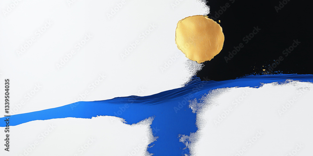 Poster abstract color play: a vibrant composition of abstract forms with bright colors with an artistic vie