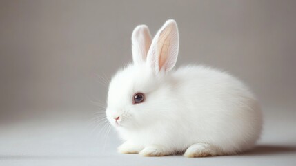 Obraz premium Precious White Baby Bunny