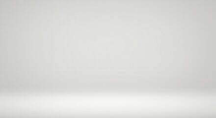 Clean white gradient background for product presentation. Minimalist backdrop for studio shot. Modern neutral scene for copy space and graphic design. Interior mockup studio