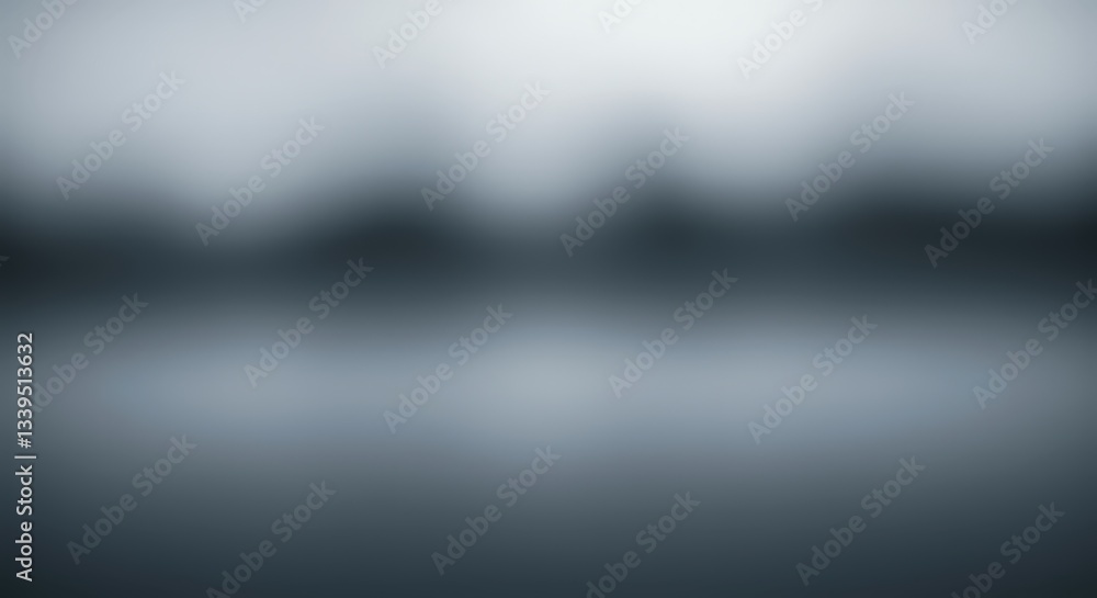 Aufkleber blurred abstract blue grey background with gradient. water concept with space for text. minimal wall