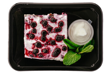 restaurant food on a white background
