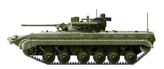 BMP-32 Berezok (Concept of IFV based on BMP-3 with Berezhok combat module) © Tikros