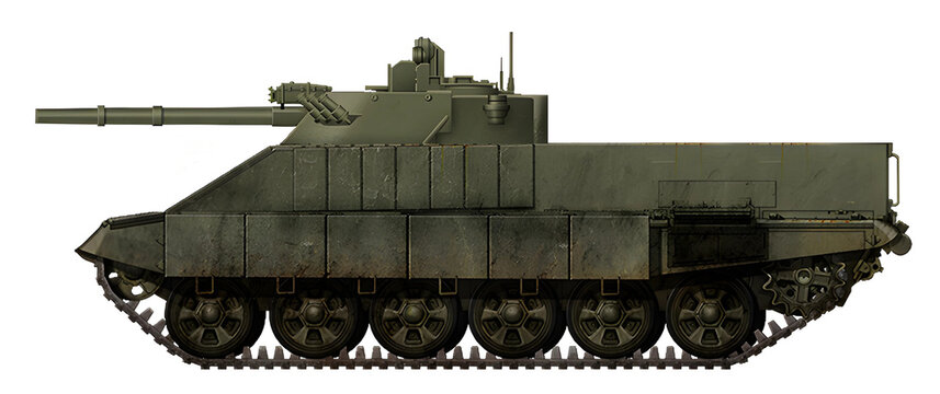 BMPT-72M (The concept of a heavy IFV based on the T-72 tank, using a combat module from the BMP-3)